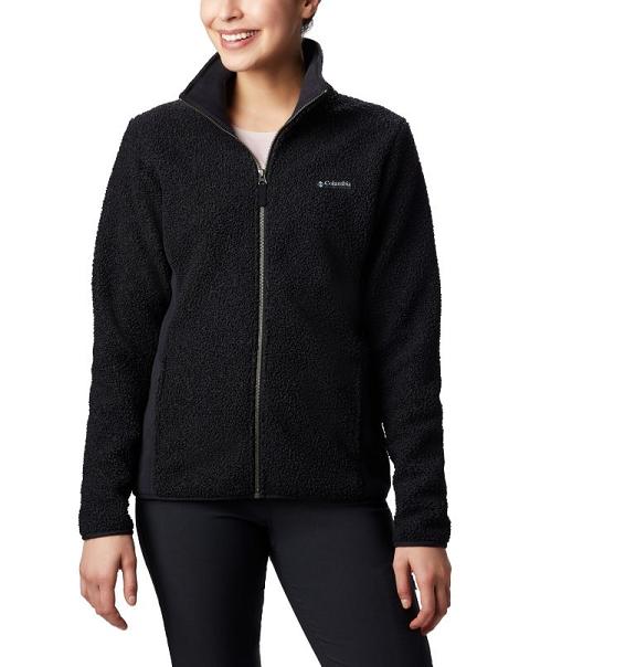 Columbia Panorama Fleece Jacket Black For Women's NZ52961 New Zealand